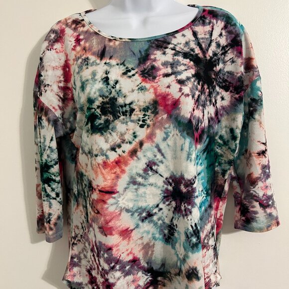 Karl Lagerfeld Tops - Karl Lagerfeld Paris Tie Die Top, Back Zipper  36 Bust Medium
